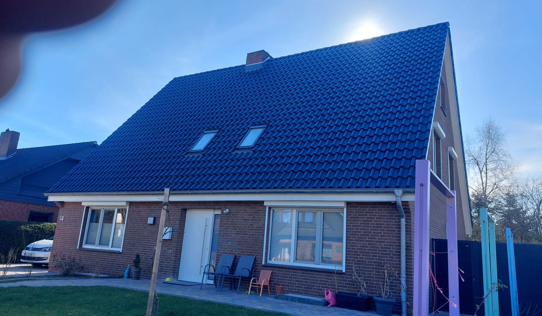 Wohnhaus im Oldenburger Land, in dem Thomas Weerts den Innenausbau übernimmt